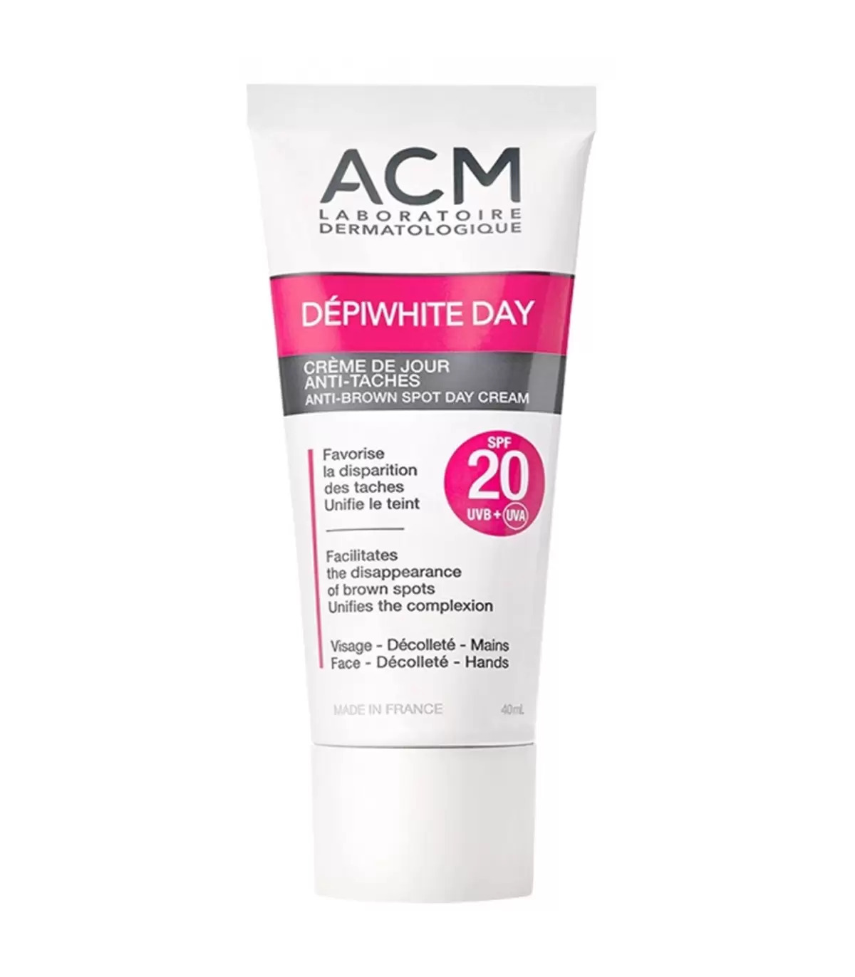 ACM DEPIWHITE DAY CREME ECLAIRCISSANTE DE JOUR ANTI-TACHES 40ML