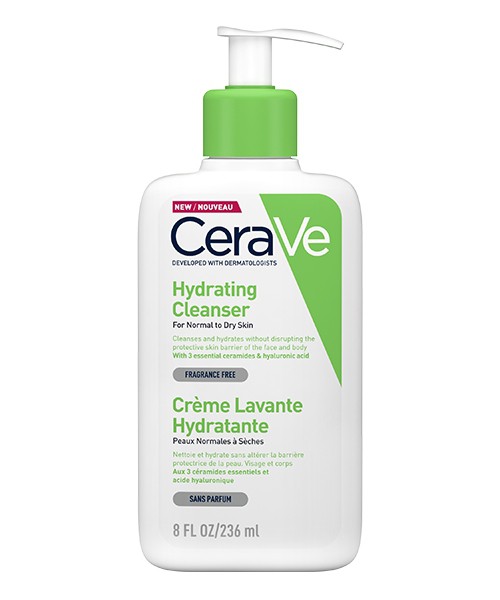 CERAVE CREME LAVANTE HYDRATANTE PEAUX NORMALES A SECHES 236ML