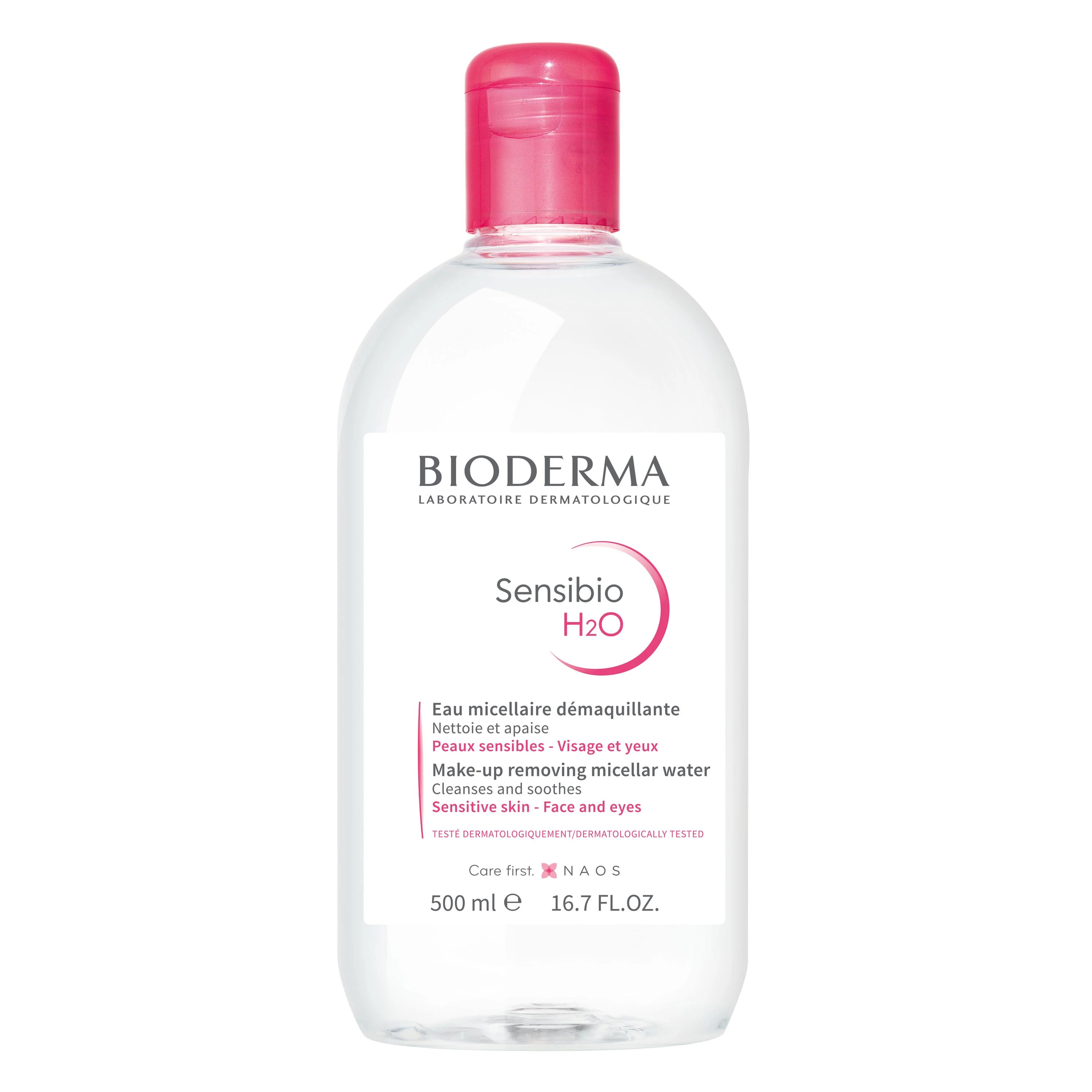 BIODERMA SENSIBIO H2O SOLUTION MICELLAIRE 500ML