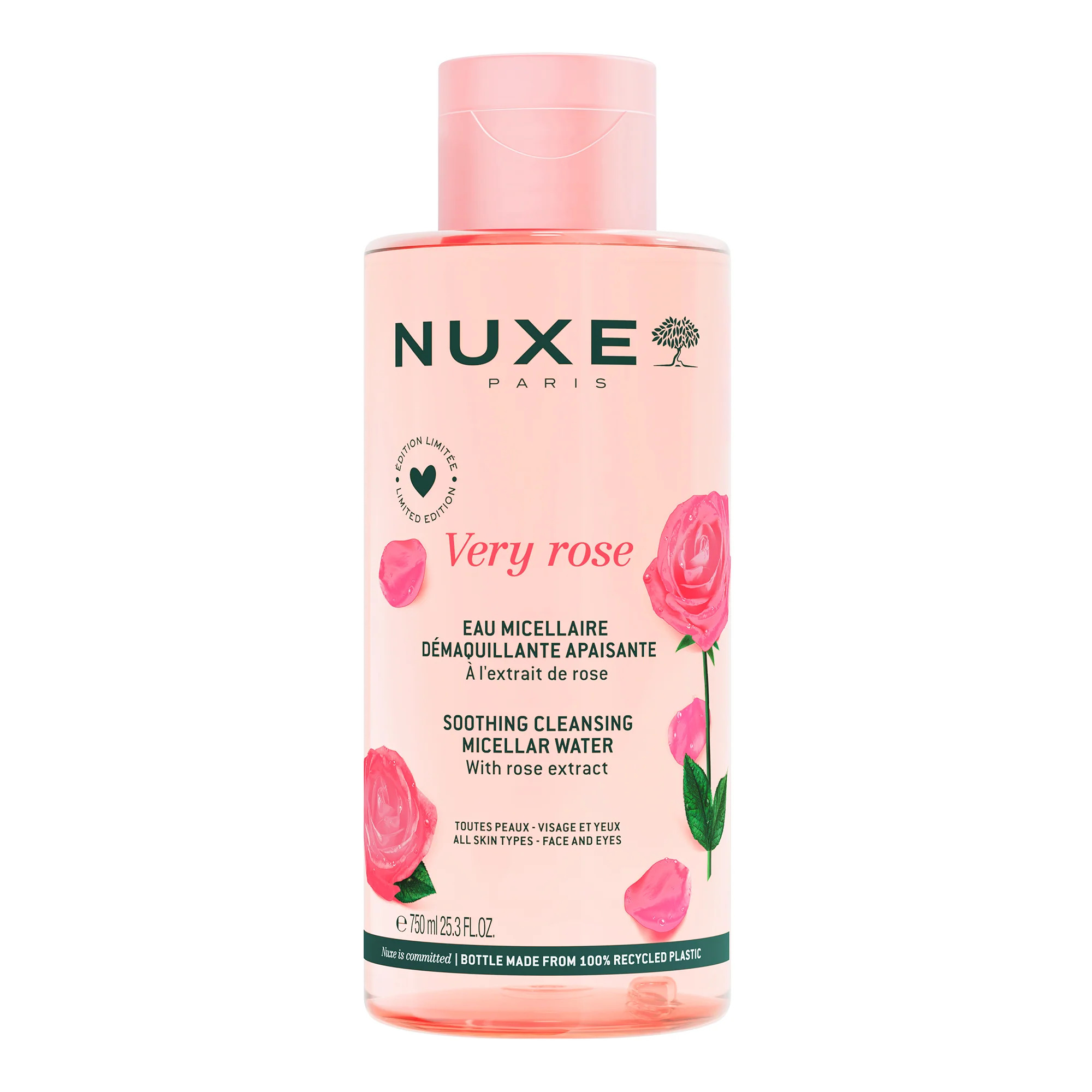 NUXE VERY ROSE EAU MICELLAIRE APAISANTE 3EN1 750ML
