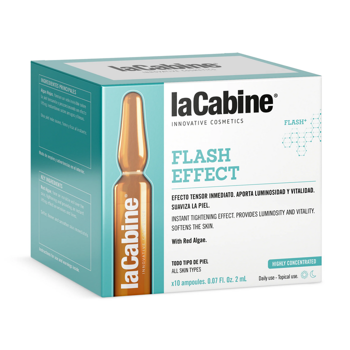 LACABINE FLASH EFFECT RED ALGAE + ENERGY BOOST B10*2ML AMPOULES