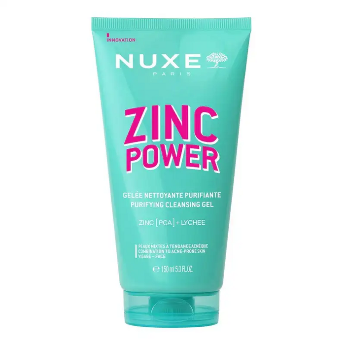 NUXE ZINC POWER GELEE NETTOYANTE PURIFIANTE ZINC PCA + LYCHEE 150ML