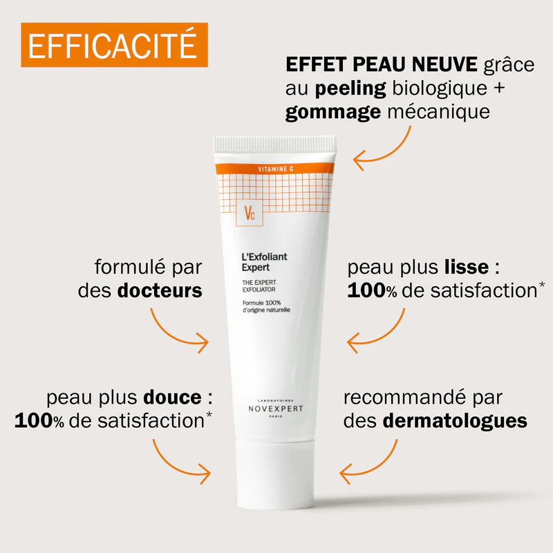 NOVEXPERT L'EXFOLIANT EXPERT 2 EN 1 MASQUE ET GOMMAGE 50ML