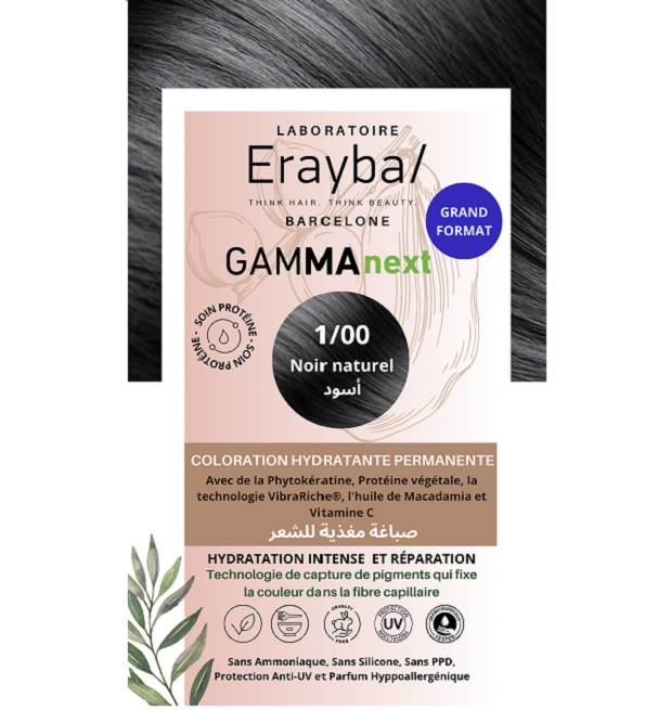 ERAYBA GAMMA NEXT 1/00 NOIR NATUREL 100ML