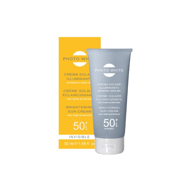 M&D PHOTO WHITE CREME SOLAIRE ECLAIRCISSANTE TEINTE CLAIR SPF50+ 50ML