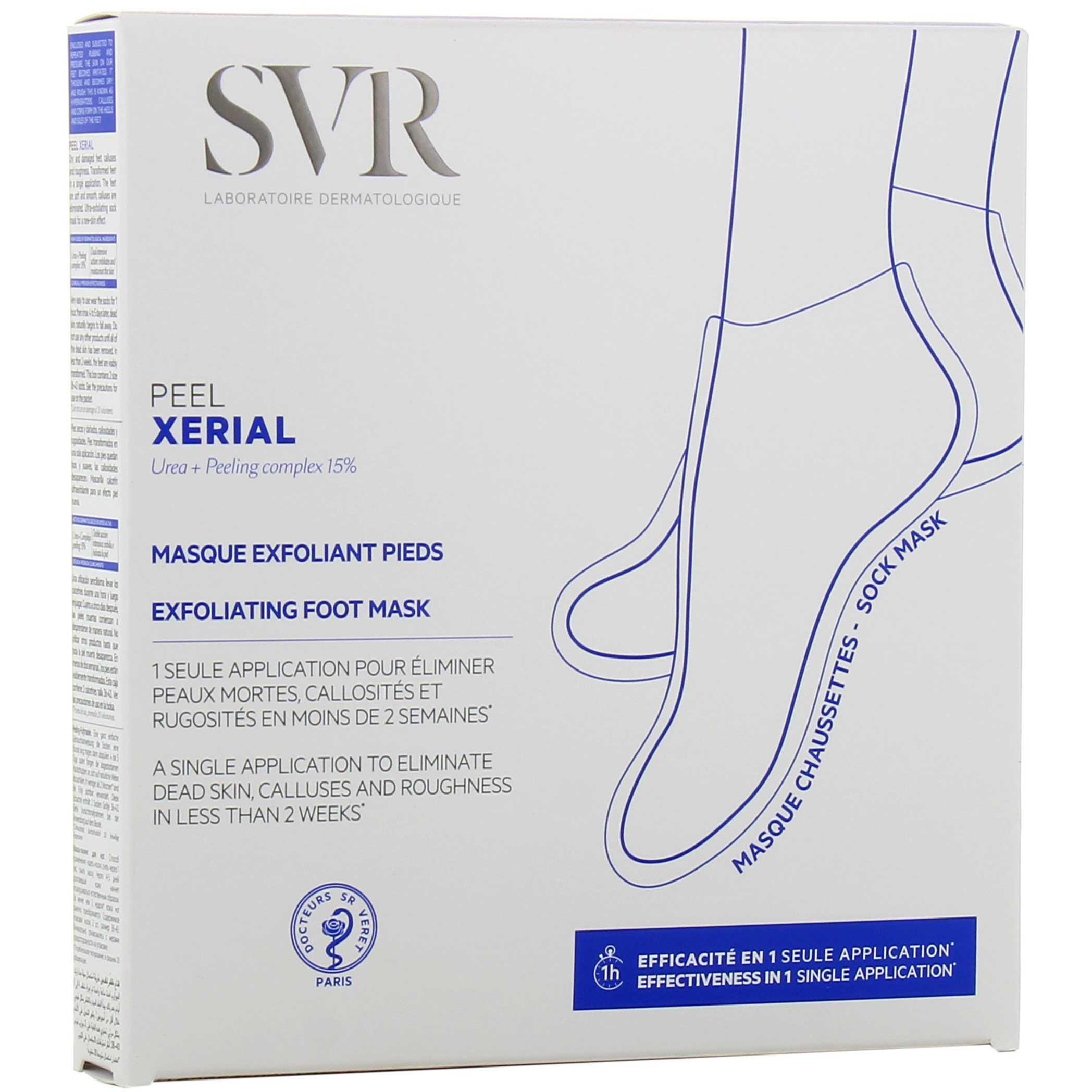 SVR XERIAL PEEL MASQUES EXFOLIANTS PIEDS
