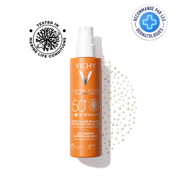 VICHY CAPITAL SOLEIL SPRAY FLUIDE INVISIBLE SPF50+ 200ML