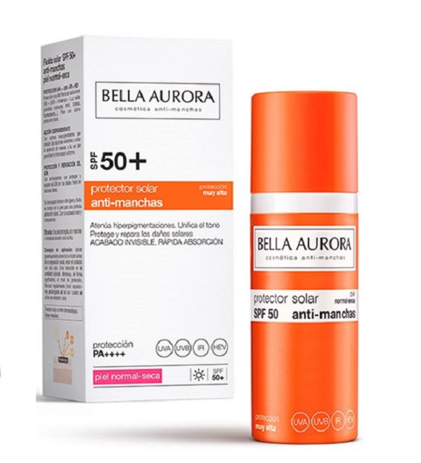 BELLA AURORA ANTI DARK SPOT SUNSCREEN SPF50+ 50ML