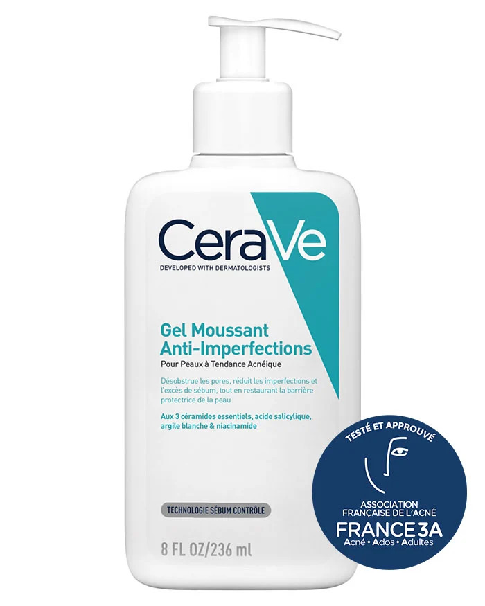 CERAVE GEL MOUSSANT ANTI-IMPERFECTIONS 236ML