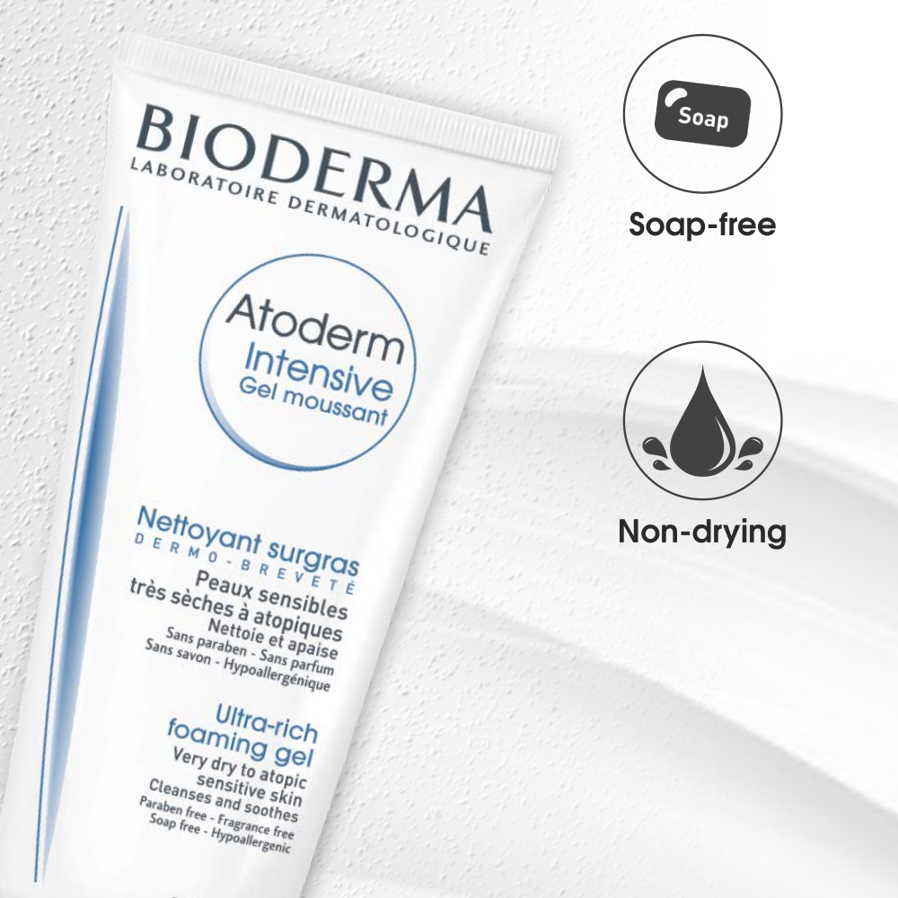 BIODERMA ATODERM INTENSIVE GEL MOUSSANT NETTOYANT SURGRAS 200ML