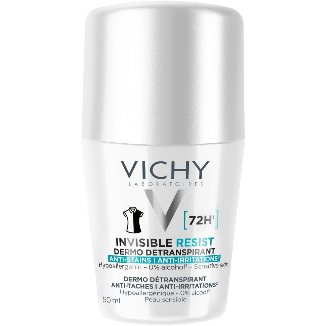 VICHY DEODORANT DERMO DETRANSPIRANT 72H INVISIBLE RESIST FEMME 50ML