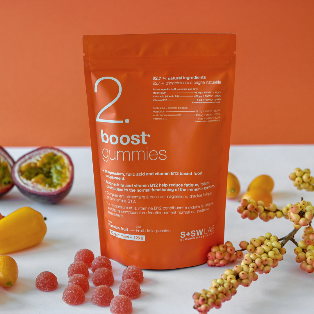 S+SWLAB 2 BOOST GUMMIES 126G GOUT DE FRUIT DE LA PASSION B42 GOMMIES