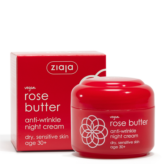 ZIAJA ROSE BUTTER CREME DE NUIT ANTI-RIDES 50ML