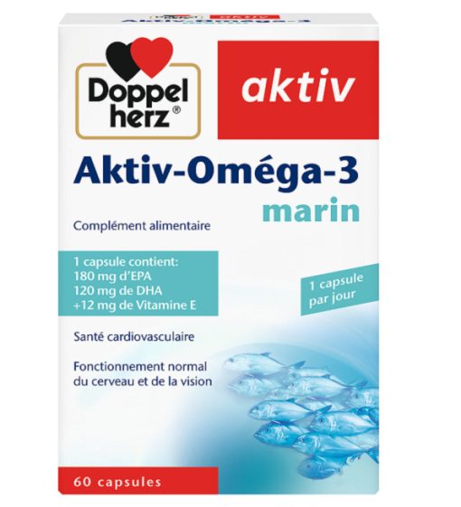 DOPPEL HERZ AKTIV OMEGA 3 B60 CAPSULES