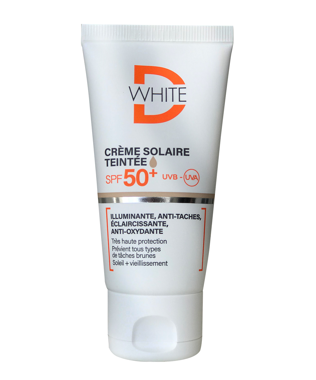 D-WHITE CREME SOLAIRE TEINTE CLAIR SPF 50+