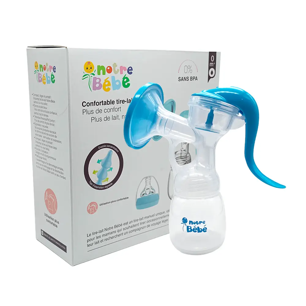 NOTRE BEBE TIRE LAIT MANUEL +0M 160ML 2 MODES DE POMPAGE