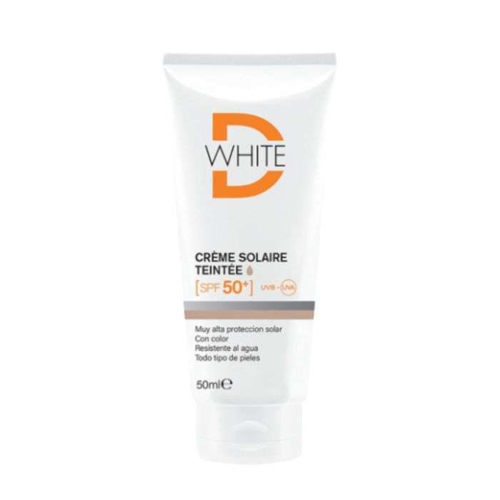 D-WHITE CREME SOLAIRE TEINTE FONCE SPF 50+