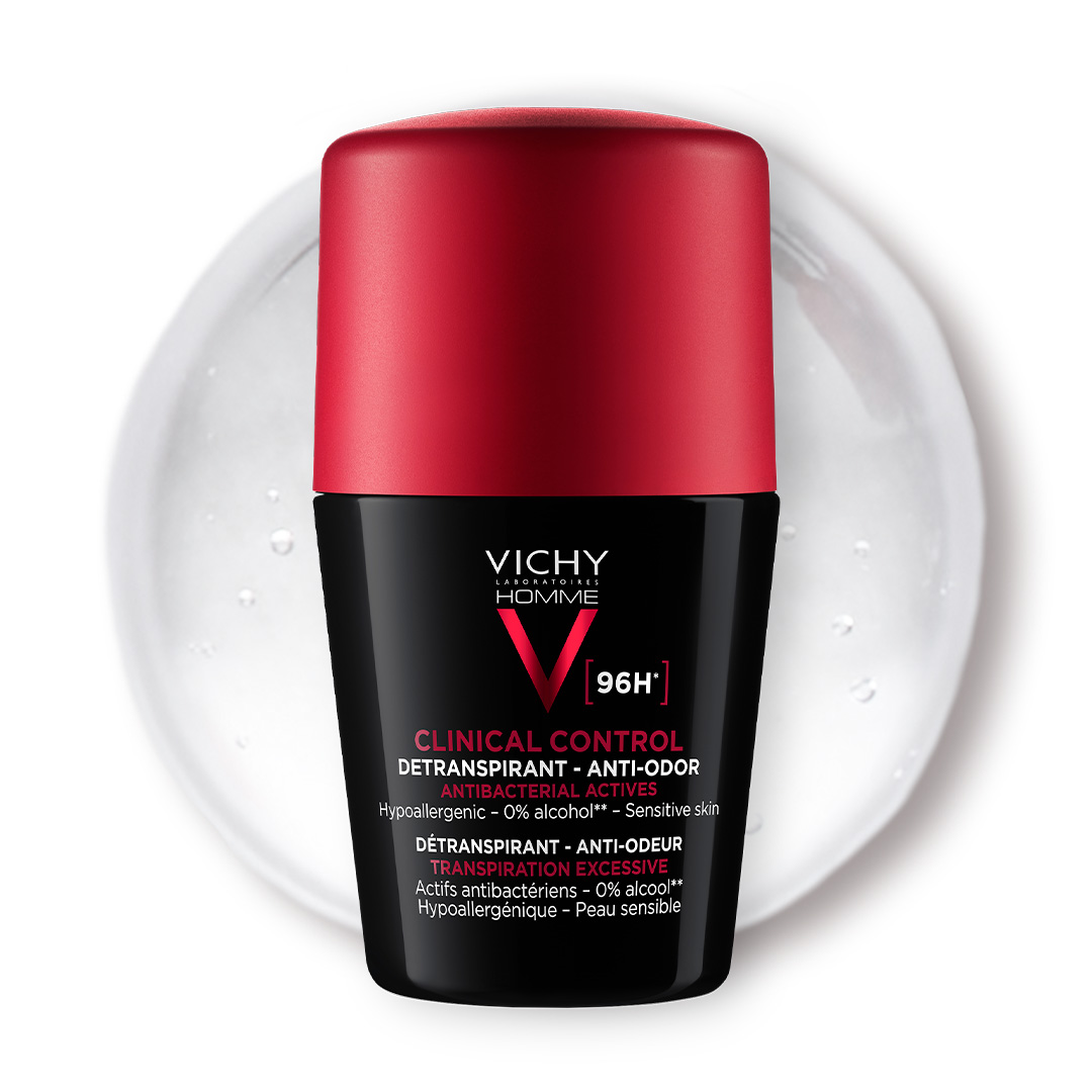 VICHY DEODORANT CLINICAL CONTROL 96H TRANSPIRATION EXCESSIVE HOMME