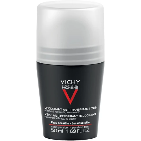 VICHY HOMME DEODORANT ANTI-TRANSPIRANT 72H ROLL-ON 50ML