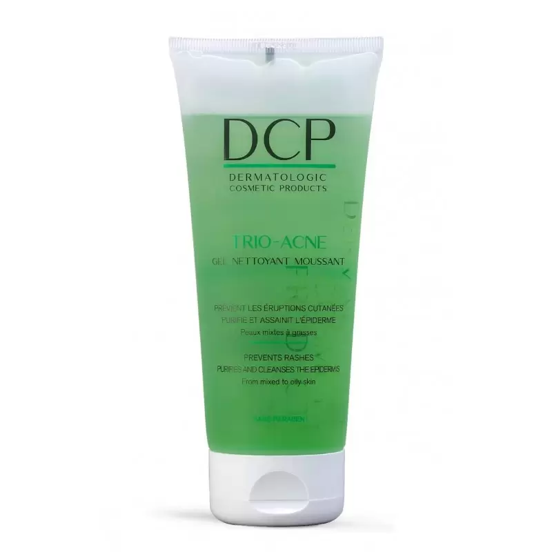 DCP TRIO ACNE GEL NETTOYANT MOUSSANT PEAUX MIXTES A GRASSES 200ML