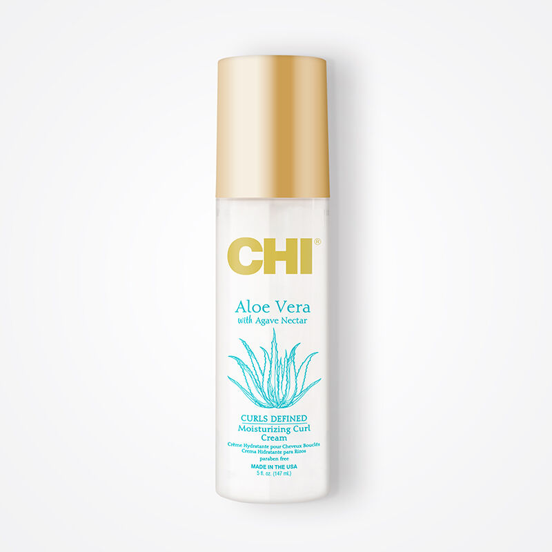 CHI ALOE VERA WITH AGAVE NECTAR MOISTURIZING CURL CREAM 147ML